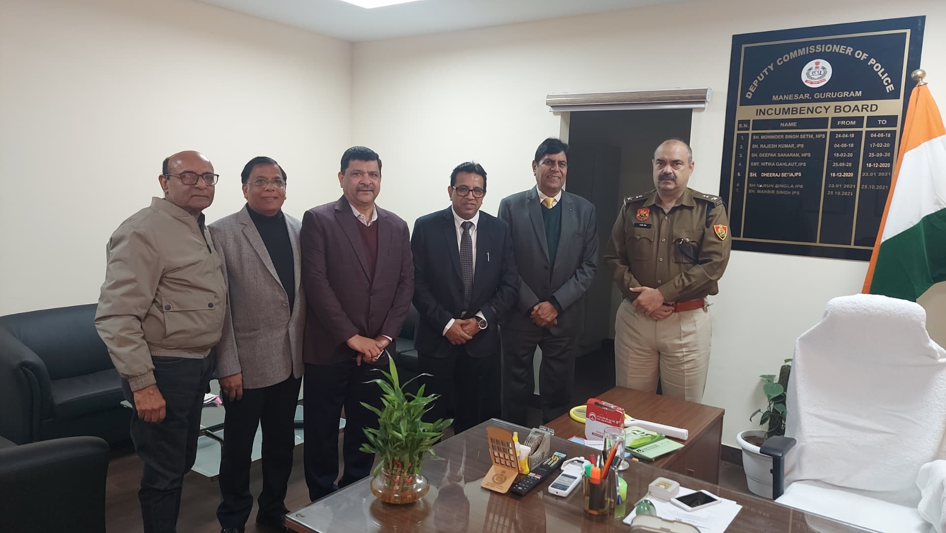 Meeting with DCP Manesar